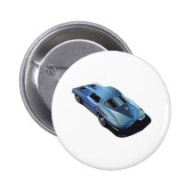 63_Split Window_Blue Pinback Button