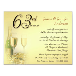 63rd Anniversary Cards | Zazzle