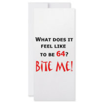 64 Bite Me! rack cards by oddballbirthdays8 64 Bite Me! rack cards