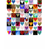 64 Heart on a t-shirt