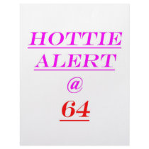 64 Hottie Alert letterhead