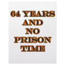 64 No prison time letterhead