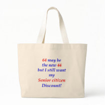64 Senior Citizen Canvas Bag