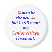 64 Senior Citizen Refrigerator Magnets