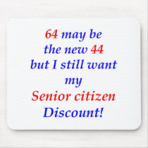 64 Senior Citizen Mouse Pads
