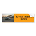 64impala, My OTHER CAR IS A 64 IMPALA! bumper stickers