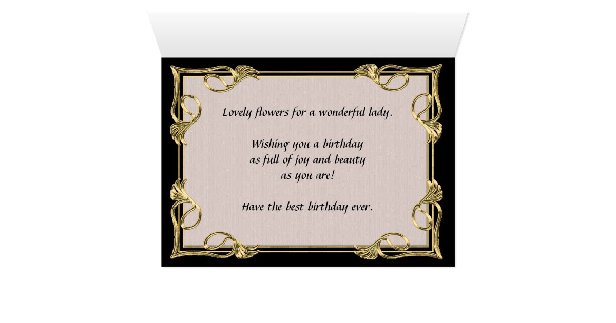 64th birthday card with flowery letters | Zazzle