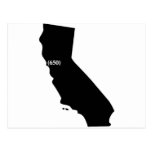 650 Area Code Tshirt, Bay Area, California Post Card