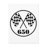 650 Checkered Flags Post Card