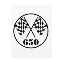 650 Checkered Flags Post Card