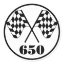 650 Checkered Flags stickers