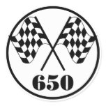 650 Checkered Flags stickers
