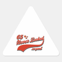 65 never looked so good stickers