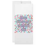 65 Red Dots Old Rack Card Template