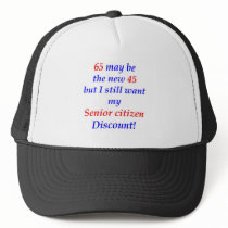 65 Senior Citizen Trucker Hats