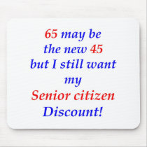 65 Senior Citizen Mouse Pads