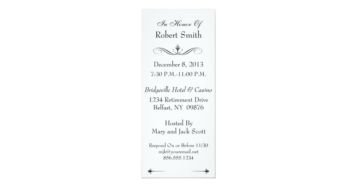 65 th Birthday Retirement Combination Invitation Zazzle