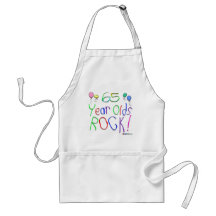 65 Year Olds Rock ! Apron