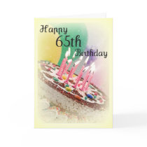 65th Birthday Card
