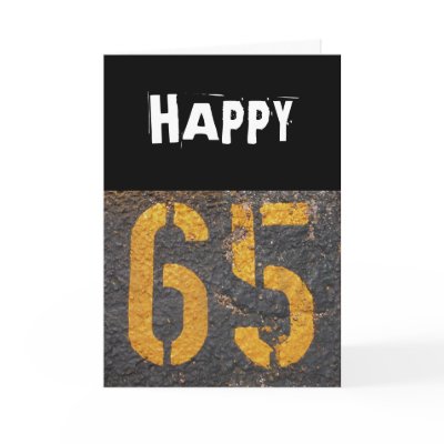 65th Birthday-Card by CollierGraphica