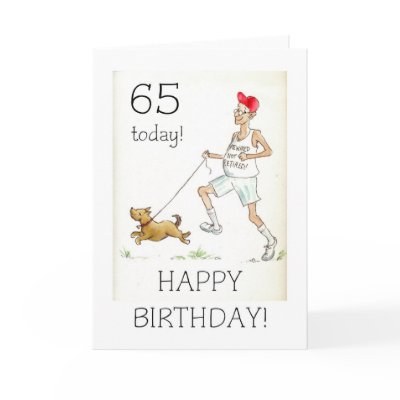 65th Birthday Card for a Retired Man by helikettle