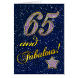 65th birthday for someone Fabulous Greeting Cards