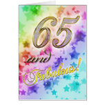 65th birthday for someone Fabulous Greeting Cards