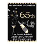 65th Birthday Party Invitation