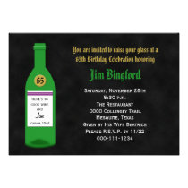 65th Birthday Party Invitation - Chalkboard