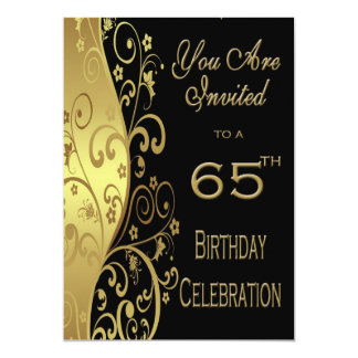 65th Birthday Invitations & Announcements | Zazzle