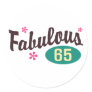 65th Birthday Sticker 65th Birthday Sticker