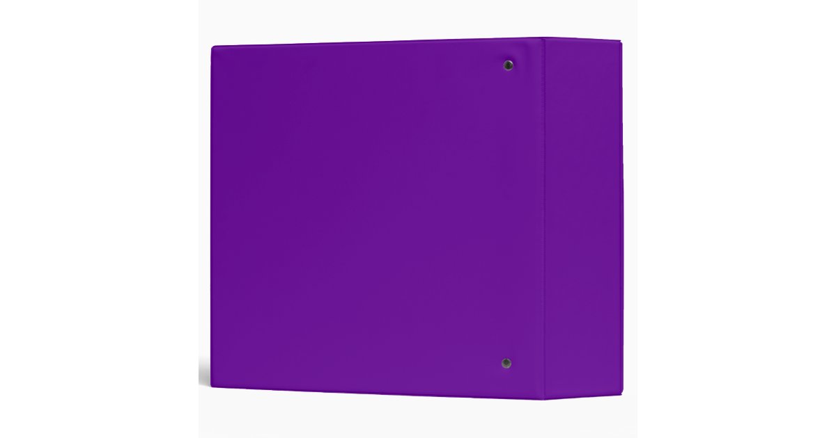 660099 Purple 3 Ring Binders Zazzle