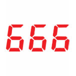 666 alarm clock numbers t-shirts