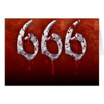 666 GREETING CARD