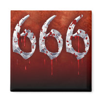 666 FRIDGE MAGNETS