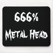 666%Metal Head Mousepad