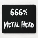 666%Metal Head Mousepad