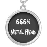 666%Metal Head Necklace