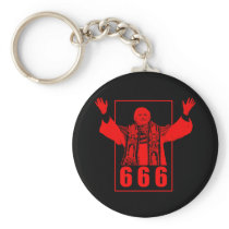 666 Pope Key Chains