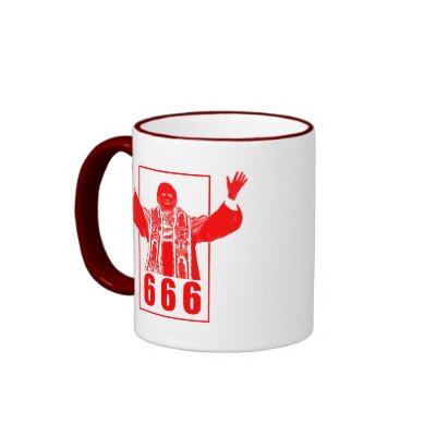 666 Pope Coffee Mug by salchipapas