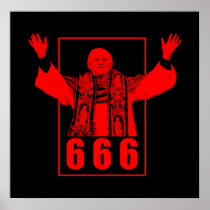 666 Pope Posters