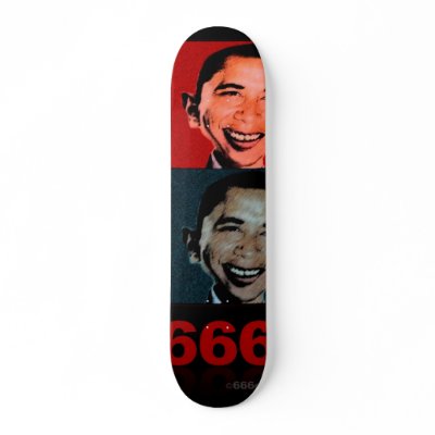 666obama.com SkateBoard by visionbrokers