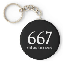 667 Evil and Then Some Key Chains