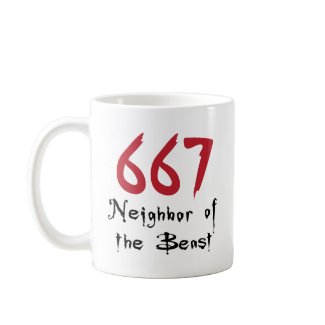667 Neighbor of the Beast mug