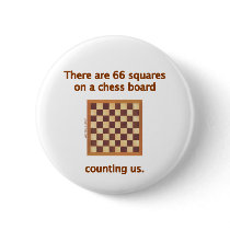 66 Chess Squares Pinback Buttons