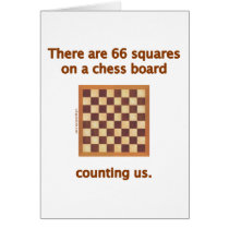 66 Chess Squares Cards