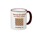 66 Chess Squares Coffee Mugs