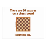 66 Chess Squares Post Card