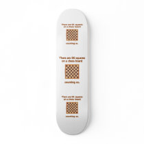 66 Chess Squares Skate Boards