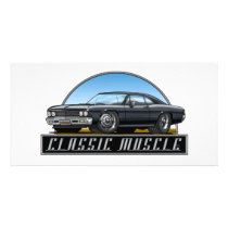 66 Chevelle Black photo cards